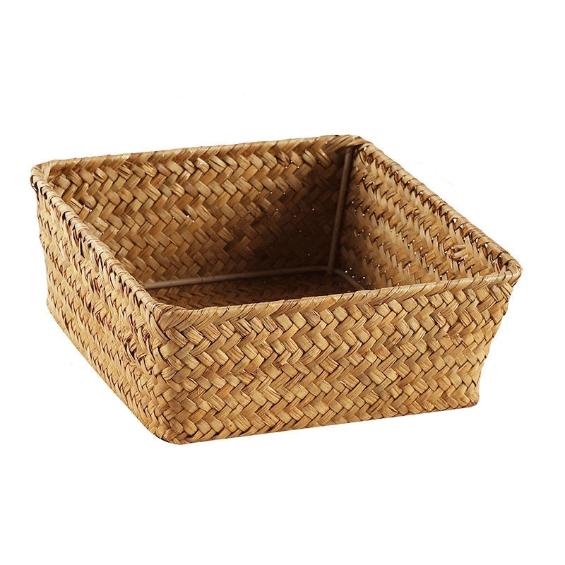Woven Seagrass Storage Baskets