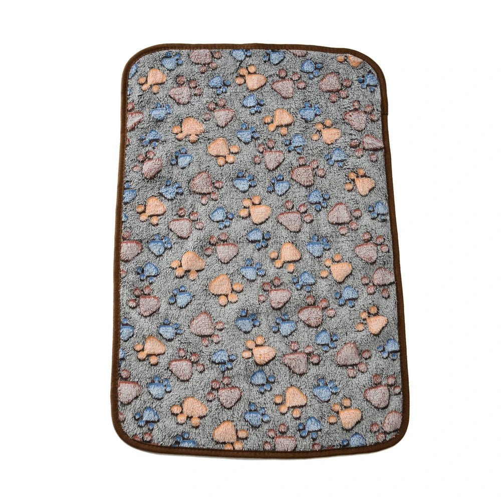 3 Sizes Cute Warm Pet Bed Mat Cover Towel