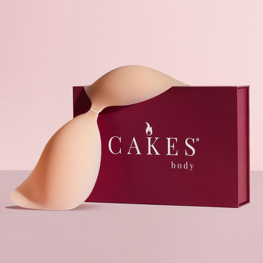 CAKES Invisible Push-Up Bra for Deep Necklines