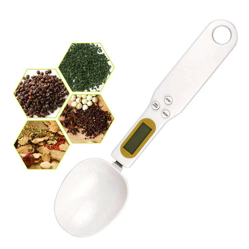500g/0.1g Portable LCD Digital Kitchen Scale Measuring Spoon