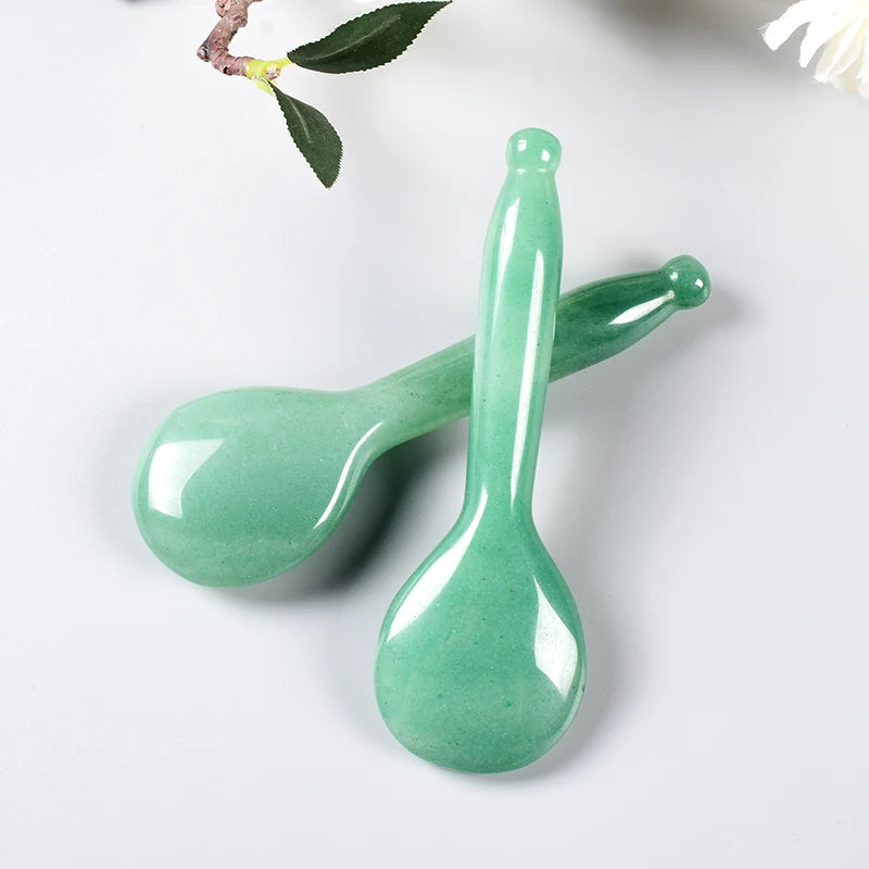 Jade Massage Wand Spoon Gua Sha Tool