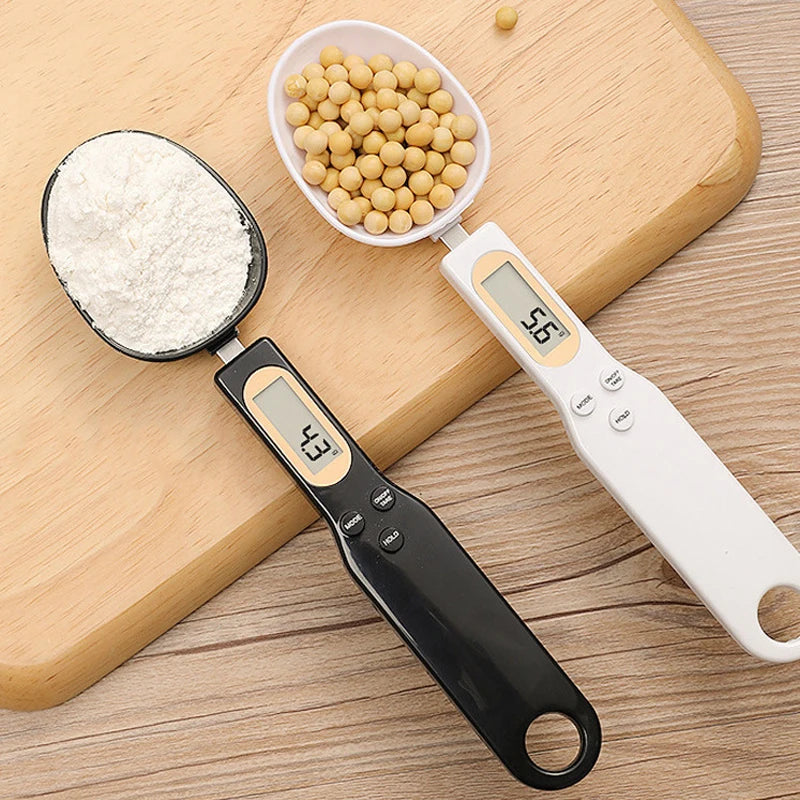 500g/0.1g Portable LCD Digital Kitchen Scale Measuring Spoon