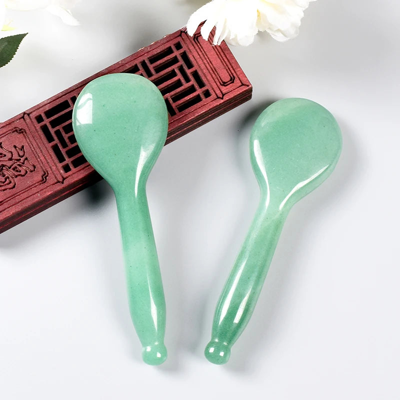 Jade Massage Wand Spoon Gua Sha Tool