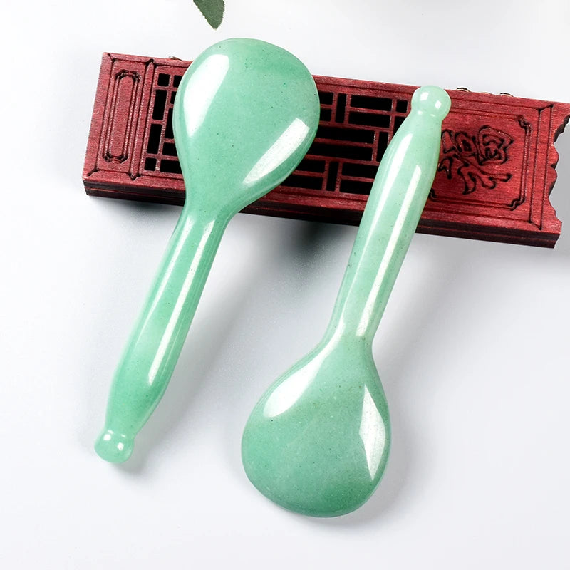 Jade Massage Wand Spoon Gua Sha Tool
