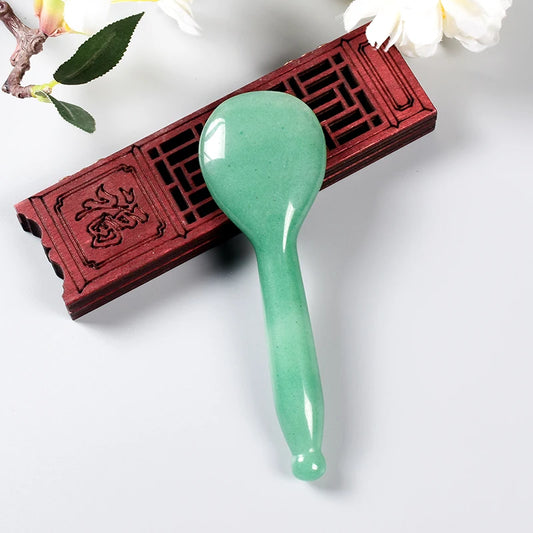 Jade Massage Wand Spoon Gua Sha Tool