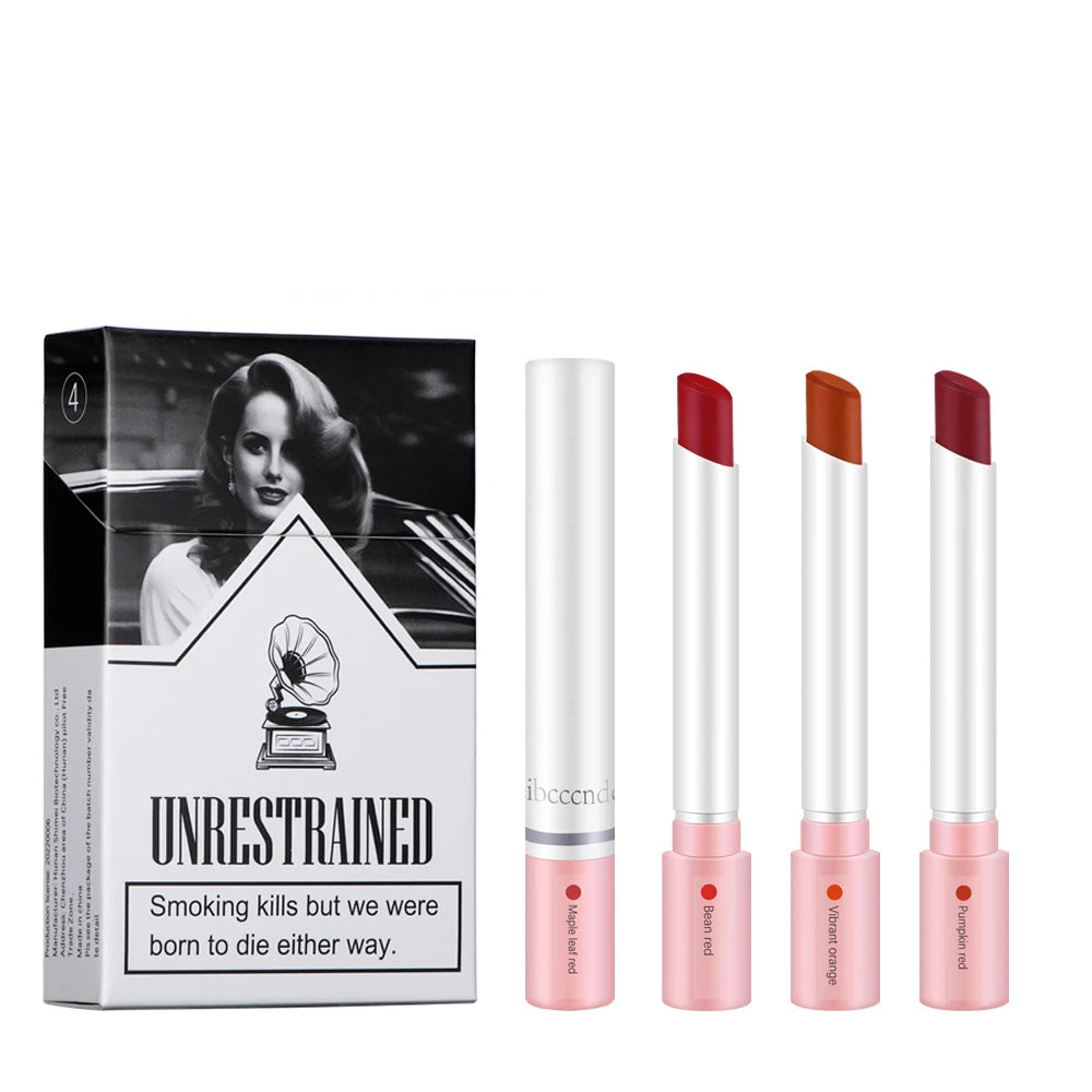4 Pcs/Set Cigarette Lipstick Set