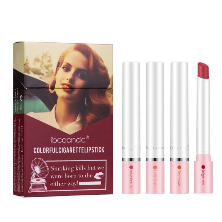 4 Pcs/Set Cigarette Lipstick Set
