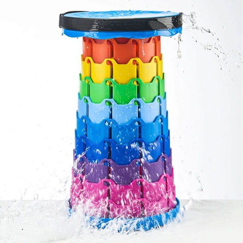 Folding Telescopic Stool