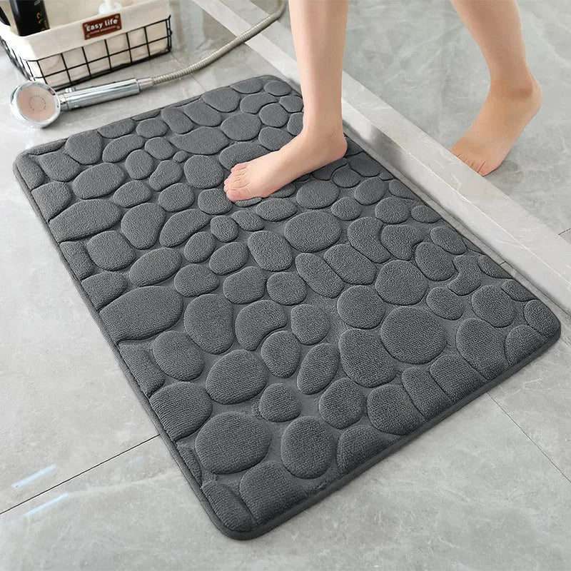Embossed Bathroom Bath Mat