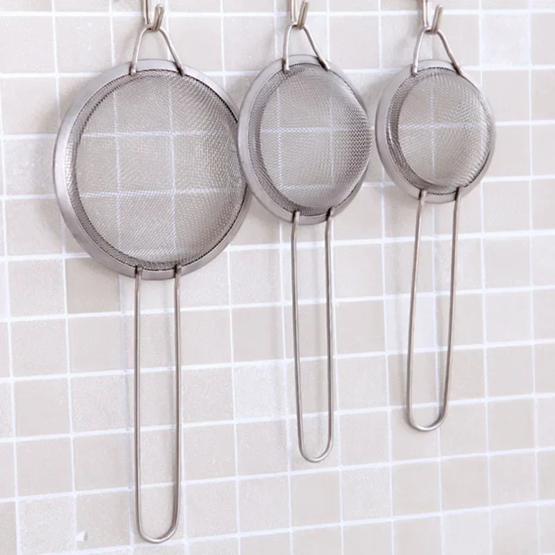3Pcs/Set Stainless Steel  Wire Fine Mesh Oil Strainer