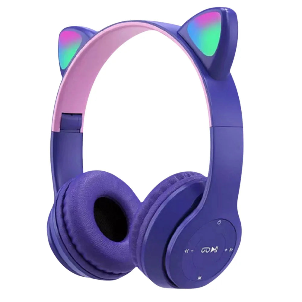 Cat Ear Bluetooth Wireless Headphones