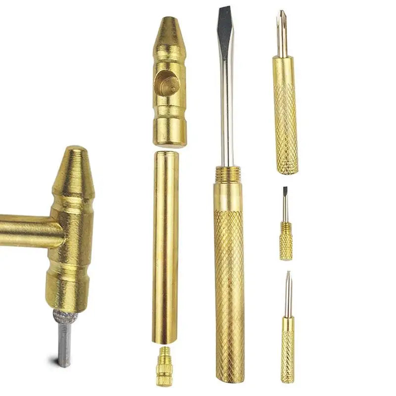 Gold Hammer Stainless Steel Copper Hammer 6 In 1