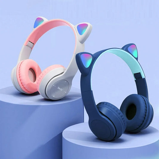 Cat Ear Bluetooth Wireless Headphones