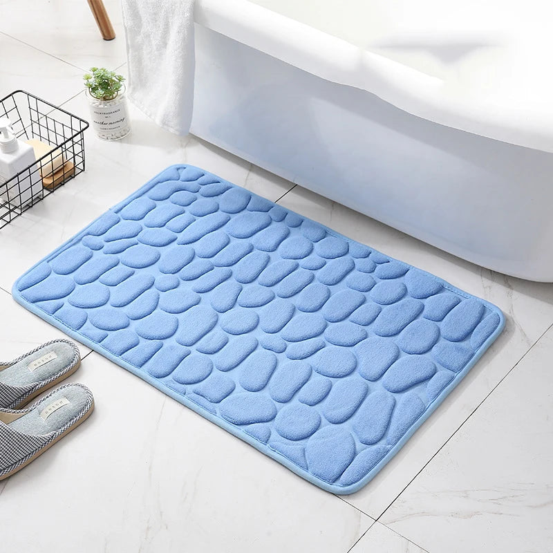 Embossed Bathroom Bath Mat
