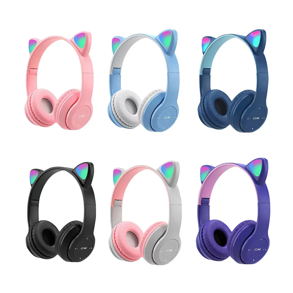 Cat Ear Bluetooth Wireless Headphones