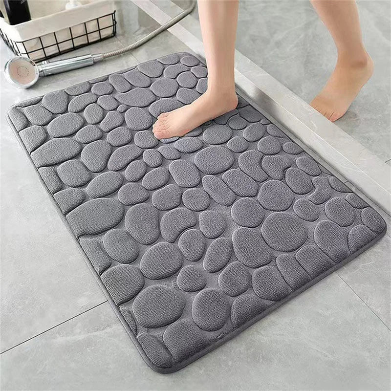 Embossed Bathroom Bath Mat