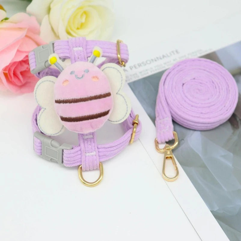 Cat Dog Harness Leash Set