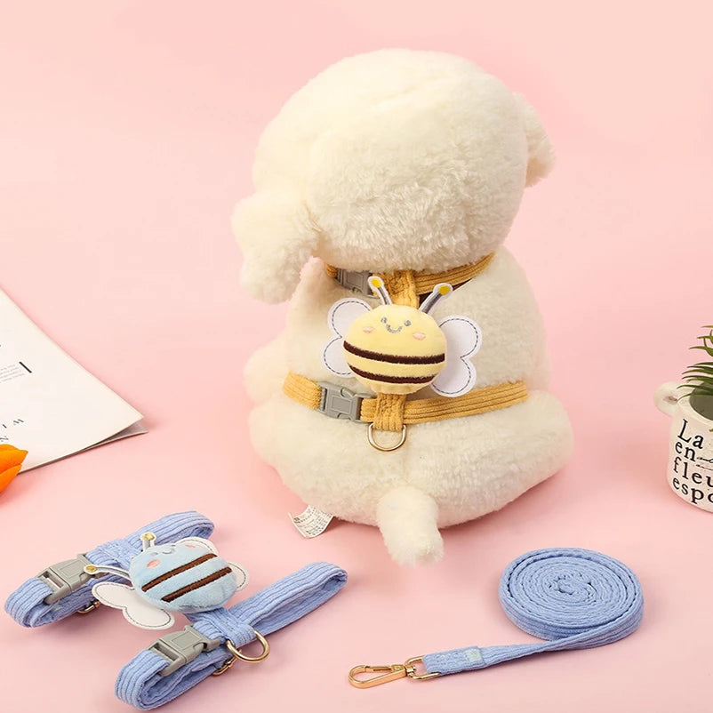 Cat Dog Harness Leash Set